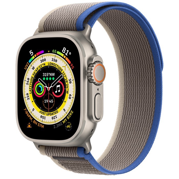 שעון חכם Apple Watch Ultra 49mm Titanium Case Trail Loop GPS + Cellular אפל