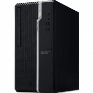 מחשב נייח Acer Veriton S VS2690G DT.VWMET.009 / Core i3-12100 256GB SSD 8GB RAM Windows 11 Pro - צבע שחור שלוש שנות אחריות ע"י היבואן הרשמי